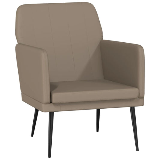 Armchair Cappuccino 61x78x80 cm Faux Leather Armchair Cappuccino 61x78x80 cm Faux Leather