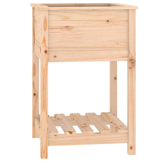 Planter with Shelf 54x54x81 cm Solid Wood Pine Planter with Shelf 54x54x81 cm Solid Wood Pine