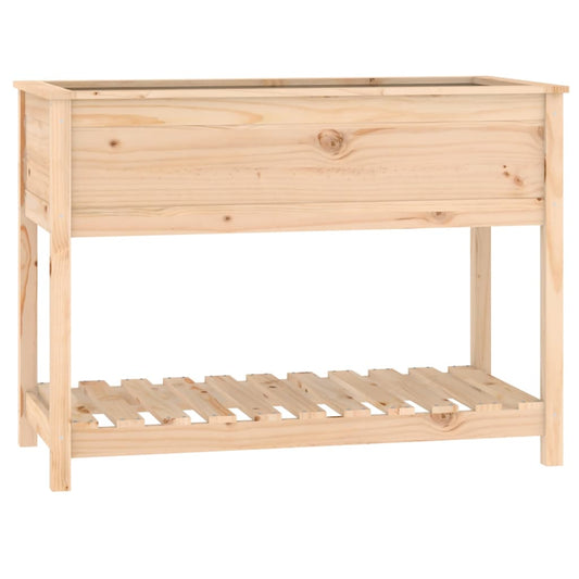 Planter with Shelf 111.5x54x81 cm Solid Wood Pine Planter with Shelf 111.5x54x81 cm Solid Wood Pine