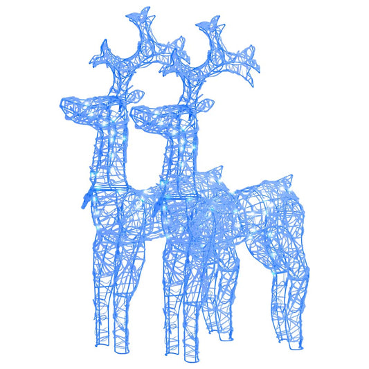 Reindeer Christmas Decorations 2 pcs 60x16x100 cm Acrylic Reindeer Christmas Decorations 2 pcs 60x16x100 cm Acrylic