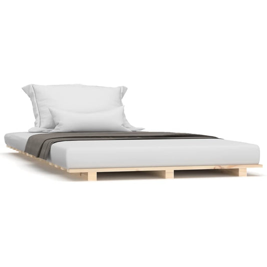 Bed Frame without Mattress 75x190 cm Solid Wood Pine Bed Frame without Mattress 75x190 cm Solid Wood Pine