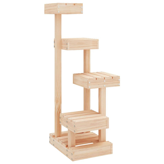 Cat Tree 45.5x49x103 cm Solid Wood Pine Cat Tree 45.5x49x103 cm Solid Wood Pine
