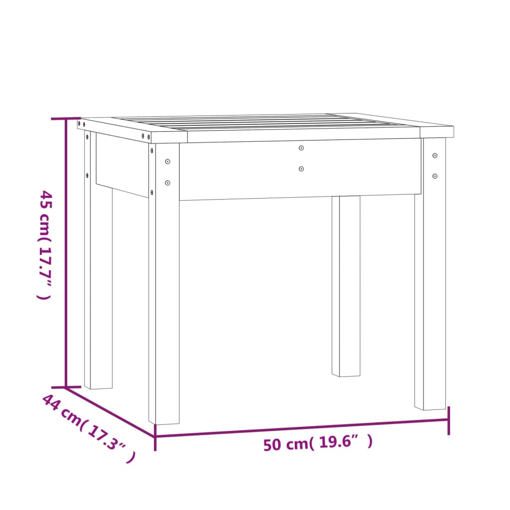 Garden Bench | White | Solid Pine Wood | Small | Garden Bench
