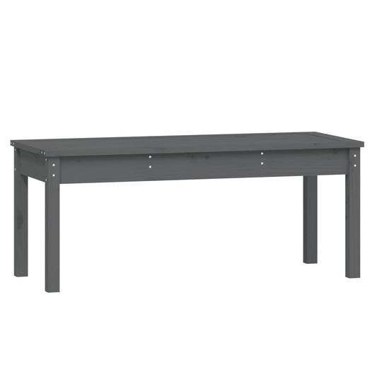 Garden Bench | Grey | Solid pine wood | Medium | Classic/Traditional Garden Bench | Grey | Solid pine wood | Medium | Classic/Traditional