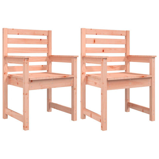 Garden Chairs 2 pcs 60x48x91cm Solid Wood Douglas Garden Chairs 2 pcs 60x48x91cm Solid Wood Douglas