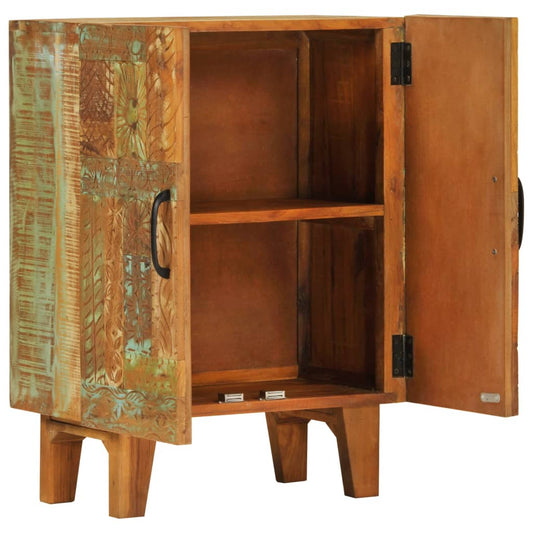 Hand Carved Sideboard 55x30x75 cm Solid Wood Reclaimed Hand Carved Sideboard 55x30x75 cm Solid Wood Reclaimed