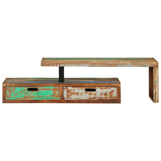 TV Stand (118-200)x30x40 cm Solid Wood Reclaimed TV Stand (118-200)x30x40 cm Solid Wood Reclaimed
