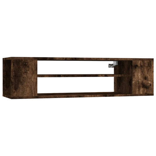 Hanging TV Cabinet Smoked Oak 100x30x26.5 cm Engineered Wood Hanging TV Cabinet Smoked Oak 100x30x26.5 cm Engineered Wood