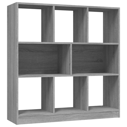 Book Cabinet Grey Sonoma 97,5x29,5x100 cm Engineered Wood Book Cabinet Grey Sonoma 97,5x29,5x100 cm Engineered Wood
