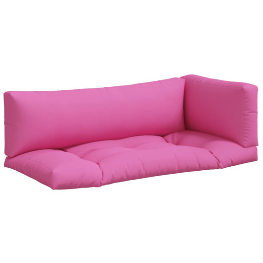 Pallet Cushions 3 pcs Pink Oxford Fabric Pallet Cushions 3 pcs Pink Oxford Fabric