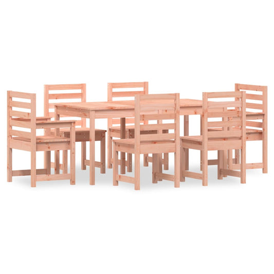 7 Piece Garden Dining Set Solid Wood Douglas 7 Piece Garden Dining Set Solid Wood Douglas