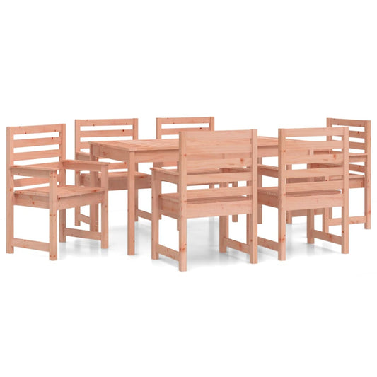 7 Piece Garden Dining Set Solid Wood Douglas 7 Piece Garden Dining Set Solid Wood Douglas