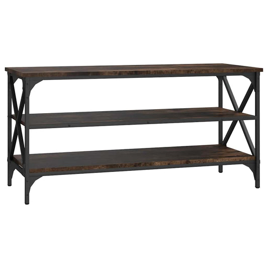TV Cabinet Smoked Oak 100x40x50 cm Engineered Wood TV Cabinet Smoked Oak 100x40x50 cm Engineered Wood