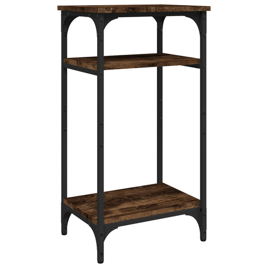 Side Table Smoked Oak 40x30x75 cm Engineered Wood Side Table Smoked Oak 40x30x75 cm Engineered Wood
