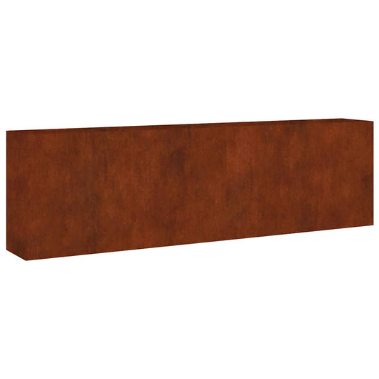 Garden Raised Bed 280x40x80 cm Corten Steel Garden Raised Bed 280x40x80 cm Corten Steel