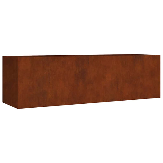 Garden Raised Bed 280x80x80 cm Corten Steel Garden Raised Bed 280x80x80 cm Corten Steel