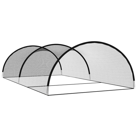 Baseball Batting Cage Net Black 900x400x250 cm Polyester Baseball Batting Cage Net Black 900x400x250 cm Polyester