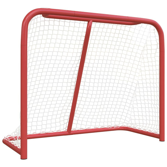 Hockey Goal Red and White 183x71x122 cm Polyester Hockey Goal Red and White 183x71x122 cm Polyester