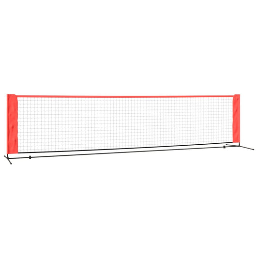 Tennis Net Black and Red 400x100x87 cm Polyester Tennis Net Black and Red 400x100x87 cm Polyester