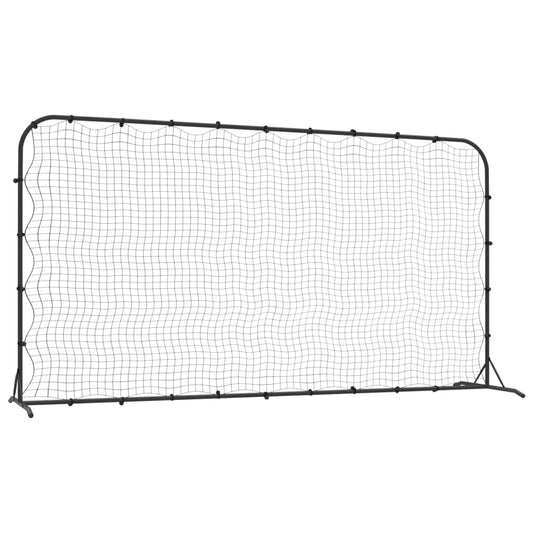 Football Rebounder Net Black 366x90x183 cm HDPE Football Rebounder Net Black 366x90x183 cm HDPE