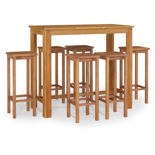 Garden Bar Set | Acacia | Solid Acacia wood with an oil finish | Medium Garden Bar Set | Acacia | Solid Acacia wood with an oil finish | Medium