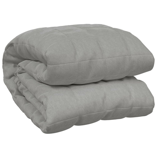 Weighted Blanket Grey 200x230 cm 9 kg Fabric Weighted Blanket Grey 200x230 cm 9 kg Fabric