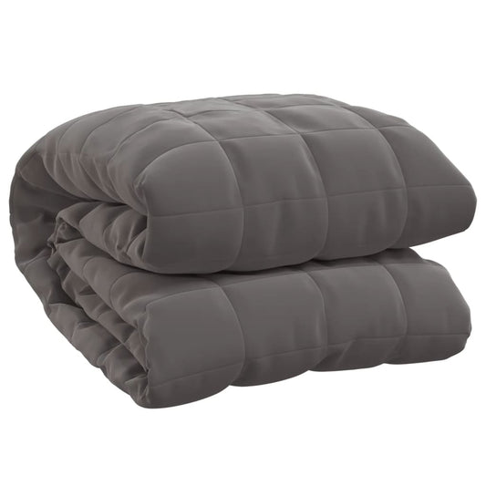 Weighted Blanket Grey 152x203 cm 11 kg Fabric Weighted Blanket Grey 152x203 cm 11 kg Fabric