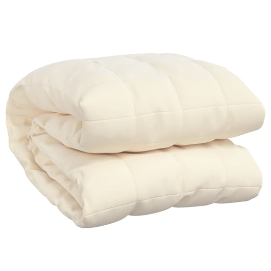 Weighted Blanket Light Cream 200x230 cm 13 kg Fabric Weighted Blanket Light Cream 200x230 cm 13 kg Fabric