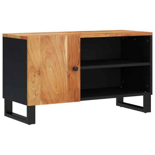 TV Cabinet 80x33x46 cm Solid Wood Acacia&Engineered Wood TV Cabinet 80x33x46 cm Solid Wood Acacia&Engineered Wood