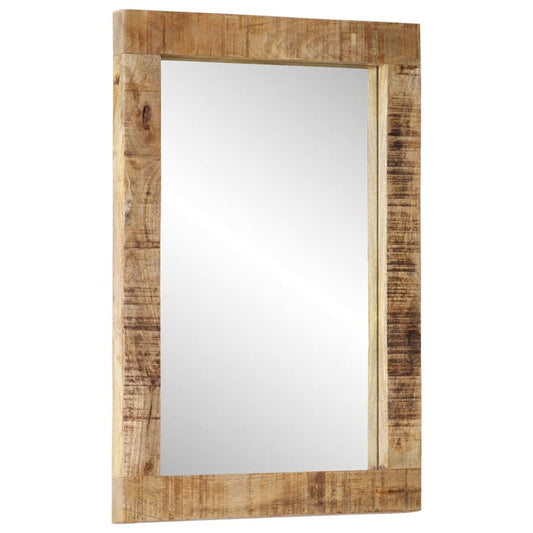 Mirror 70x50 cm Solid Wood Mango and Glass Mirror 70x50 cm Solid Wood Mango and Glass