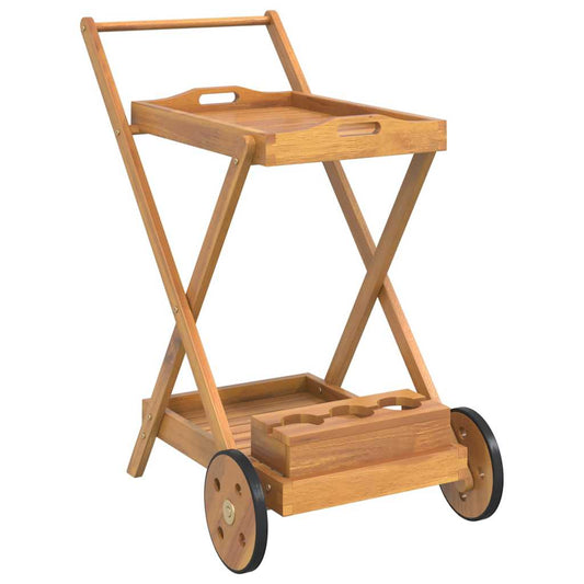 Tea Trolley 54x87x90 cm Solid Wood Acacia Tea Trolley 54x87x90 cm Solid Wood Acacia