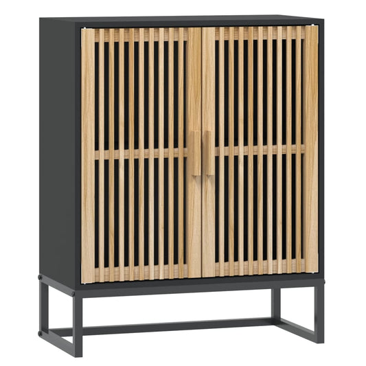 Sideboard Black 60x30x75 cm Engineered Wood Sideboard Black 60x30x75 cm Engineered Wood