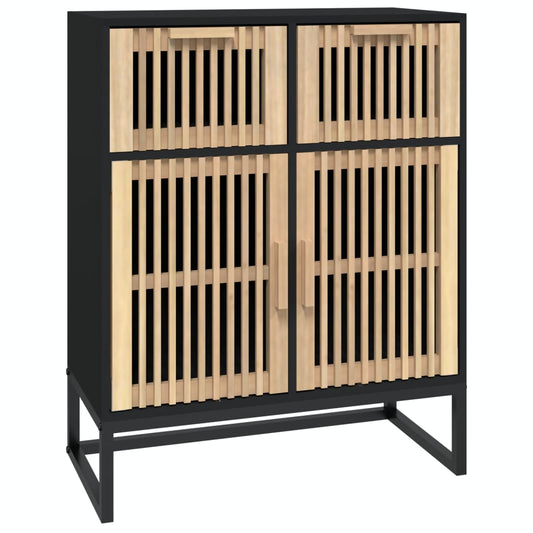 Sideboard Black 60x30x75 cm Engineered Wood Sideboard Black 60x30x75 cm Engineered Wood