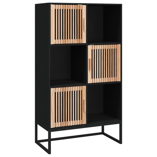 Highboard Black 70x35x125 cm Engineered Wood Highboard Black 70x35x125 cm Engineered Wood