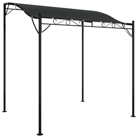 Canopy Anthracite 2x2.3 m 180 g/m² Fabric and Steel Canopy Anthracite 2x2.3 m 180 g/m² Fabric and Steel