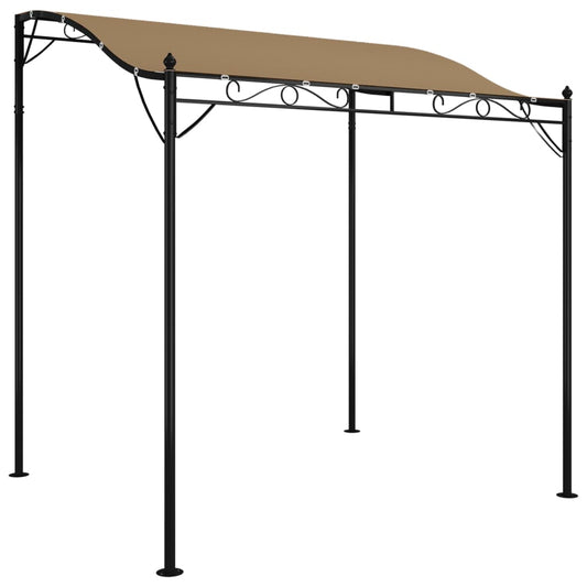 Canopy Taupe 2x2.3 m 180 g/m² Fabric and Steel Canopy Taupe 2x2.3 m 180 g/m² Fabric and Steel