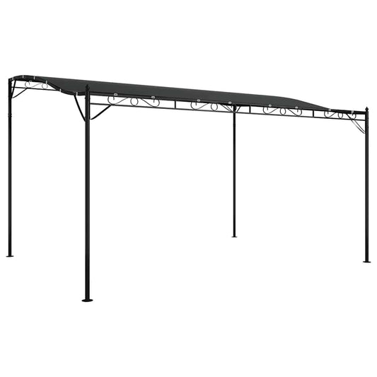 Canopy Anthracite 4x3 m 180 g/m² Fabric and Steel Canopy Anthracite 4x3 m 180 g/m² Fabric and Steel