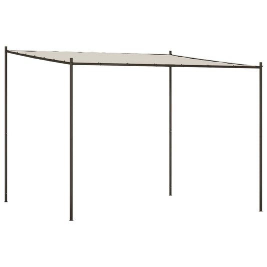 Gazebo White 3x3 m 180 g/m² Fabric and Steel Gazebo White 3x3 m 180 g/m² Fabric and Steel