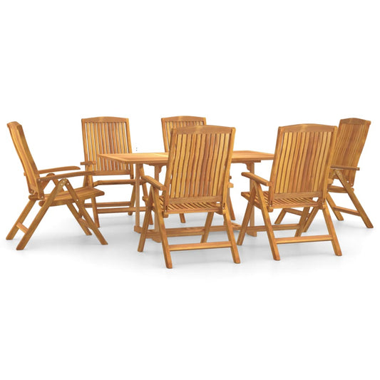 7 Piece Garden Dining Set Solid Wood Teak 7 Piece Garden Dining Set Solid Wood Teak