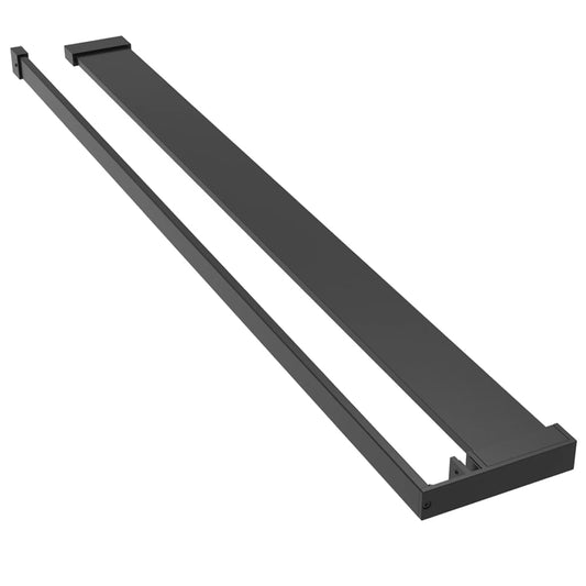 Shower Shelf for Walk-in Shower Wall Black 90 cm Aluminium Shower Shelf for Walk-in Shower Wall Black 90 cm Aluminium