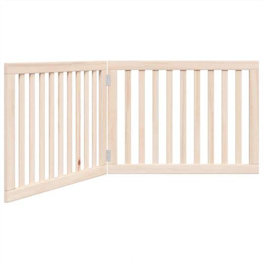 Dog Gate Foldable 2 Panels 160 cm Poplar Wood Dog Gate Foldable 2 Panels 160 cm Poplar Wood
