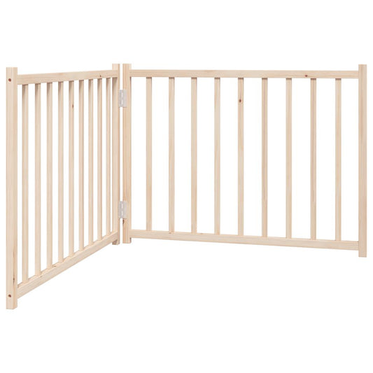 Dog Gate Foldable 2 Panels 160 cm Solid Wood Fir Dog Gate Foldable 2 Panels 160 cm Solid Wood Fir