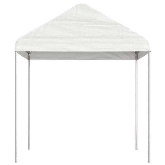 Gazebo with Roof White 2.28x2.23x2.69 m Polyethylene Gazebo with Roof White 2.28x2.23x2.69 m Polyethylene