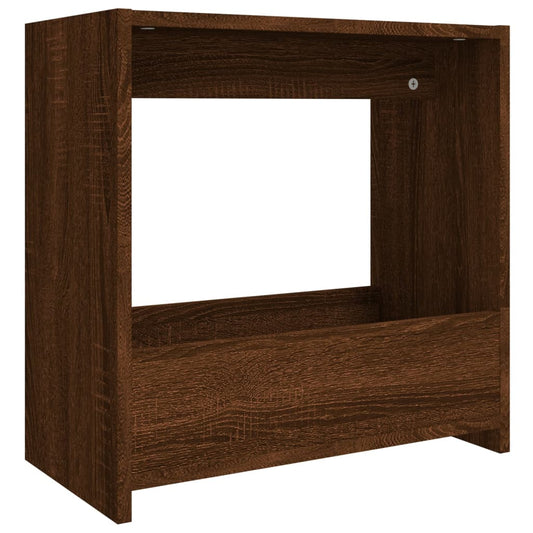 Side Table Brown Oak 50x26x50 cm Engineered Wood Side Table Brown Oak 50x26x50 cm Engineered Wood