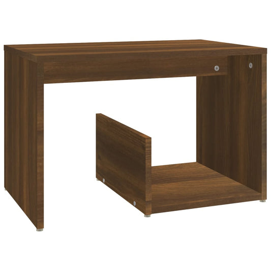 Side Table Brown Oak 59x36x38 cm Engineered Wood Side Table Brown Oak 59x36x38 cm Engineered Wood