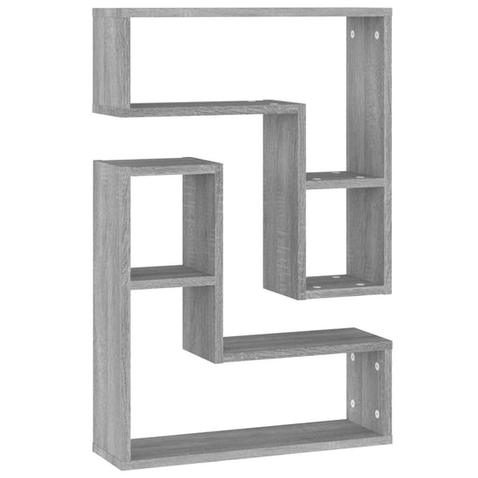 Wall Shelves 2 pcs Grey Sonoma 50x15x50 cm Engineered Wood Wall Shelves 2 pcs Grey Sonoma 50x15x50 cm Engineered Wood