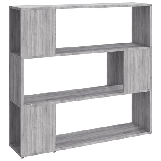 Book Cabinet/Room Divider Grey Sonoma 100x24x94 cm Book Cabinet/Room Divider Grey Sonoma 100x24x94 cm