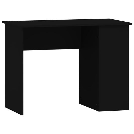 Desk Black 100x55x75 Engineered Wood Desk Black 100x55x75 Engineered Wood