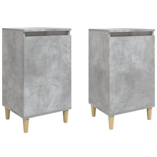 Bedside Cabinets 2 pcs Concrete Grey 40x35x70 cm Engineered Wood Bedside Cabinets 2 pcs Concrete Grey 40x35x70 cm Engineered Wood