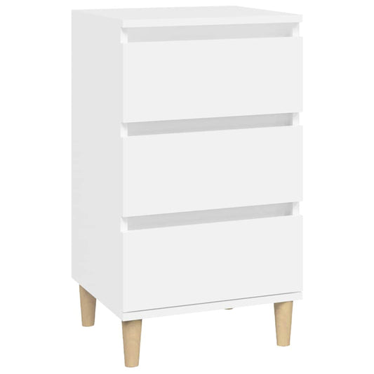 Bedside Cabinet White 40x35x70 cm Engineered Wood Bedside Cabinet White 40x35x70 cm Engineered Wood